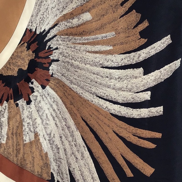 Vintage copper sunburst scarf - Picture 6 of 12